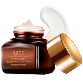 BLUE LOVE Crema Antienvejecimiento para los Ojos – Reduce las Ojeras y la Hinchazón, Hidratante para las Bolsas Debajo de los Ojos y Tratamiento de Ar