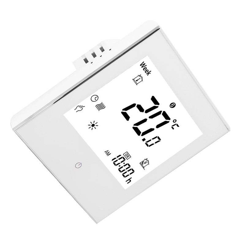 Heating Room Thermostat Weekly Programmable LCD Display Touching Screen 5A