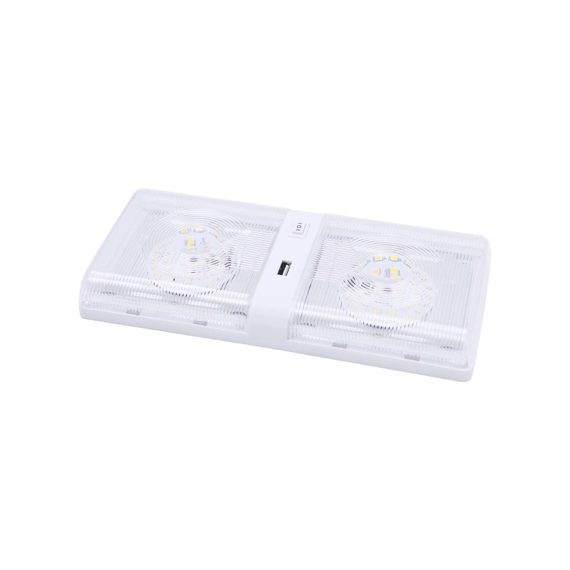 Facon 12V LED RV Interior Reading Lamp Wall Sconce With