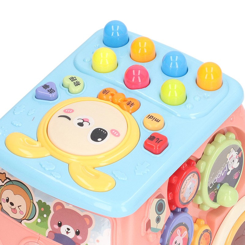 Bus Beat A Mole Toy Educational Sound Light Interactive Musical