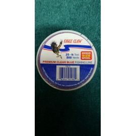 Eagle Claw Lot of 4 - Eagle Claw Premium Clear Blue Fishing Line 25 lb 500 yds RB25 Mono