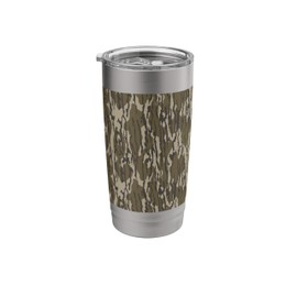 Bottomland Camo Old School Camouflage Duck Hunting Stainless Steel Insulated Tumbler