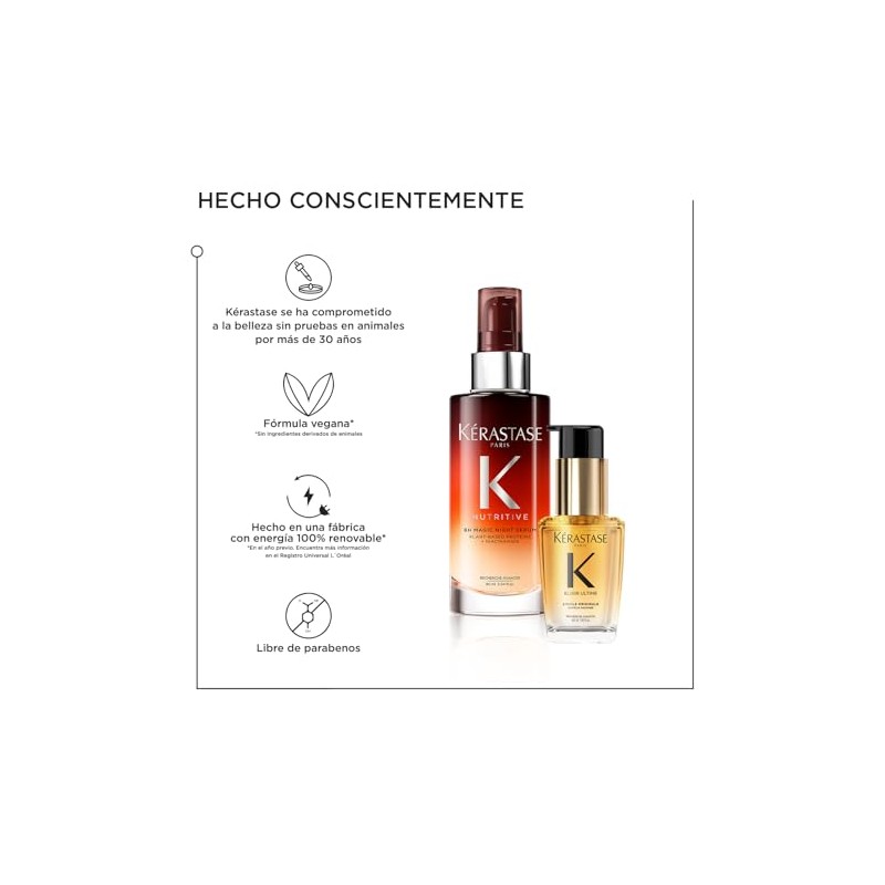 Kérastase Kit para cabello seco sin frizz 8H Magic Night