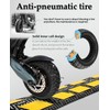 Felixstory 10x3 Off-road Solid Tire, 255x80(80/65-6) Tubeless Scooter Snow Tire