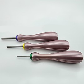 Paper Bead Roller Tool Quilling Set of Three 3/16 inches, 5/32 inches, 5/64 inches Slotted Metal Winding Pin for Paper Jewelry