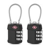TSA Luggage Locks, 4 Digit Combination Lock Suitcase Padlock, Lock