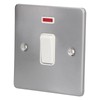 Wall Plate Switch 1‑Gang Light Switch Cover Plate with Indicator