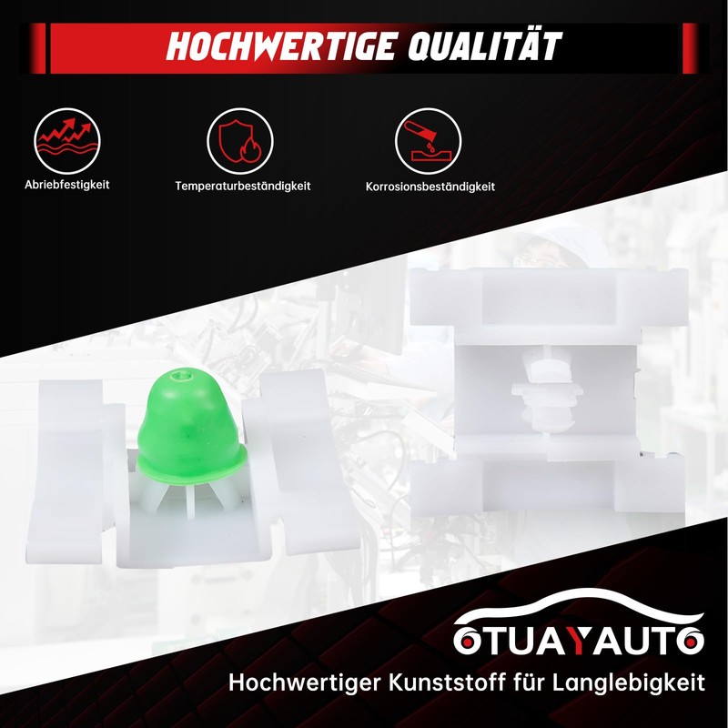OTUAYAUTO 30 x Door Strips Mounting Clips Compatible with VW