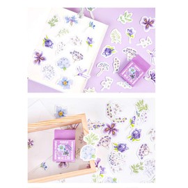 Kawaii Self-Adhesive Paper Sticker Set Floral Cactus Coffee Colorful Planet Strawberry Decorative Stickers for Art Craft Srapbooking Album Planner Journals Letter Envelope Diary