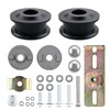 126-7890 Pulleys and Idler Leather Belt Kit Compatible with Toro