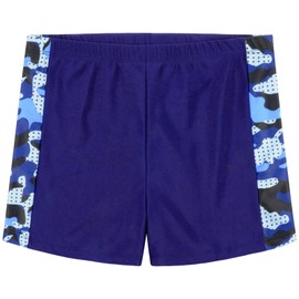 Aomig Boys Swimming Trunks, Boy's Swim Trunks with Elasticated Waist, Kids Cute Dots Beach Shorts, Children Elasticated Waist Navy Blue Beach Swimming Trunks(10 Yards)