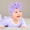 Cinaci 4 Pieces Soft Stretchy Turban Hats with Bow Nursery