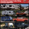 100FT 6 Wire Trailer Wire, 14 Gauge CCA Wishbond Color-Coded