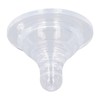 4pcs Infant Bottle Nipples Bust Feeling Replacement Silicone Nipple Round