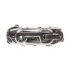 Vario lid chrome suitable for Yamaha Aerox, MBK Nitro 50