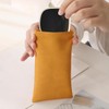 Ldirect 3 Pack Leather Eyeglasses Cases PU Soft Sunglasses Pouch