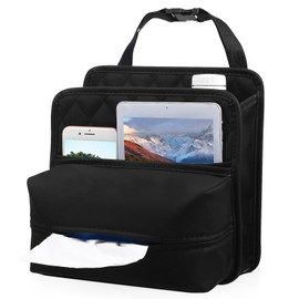 VORCOOL Car Tissue Case Headrest Backseat Car Storage Car Seat Bag Multifunctional Storage Bag Trash Can Storage Box