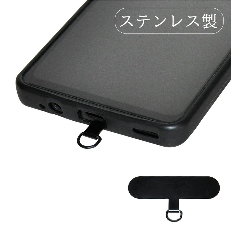 Goods Land GD-STRAPST Smartphone Strap Holder, Stainless Steel, Durable, Single