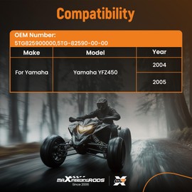 maXpeedingrods Main Electrical Wiring Wire Harness Fit for Yamaha YFZ450 2004 2005 Replace 5TG-82590-00-00