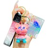 [AIXUAN] Girls Boys Cute Bear Keychain-Gradient Resin Keychain Portable Cute