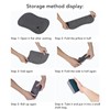Inflatable Headrest TPU Portable Lumbar Pillow Folding Soft Blow Up