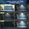 [12 Packs] Solar Motion Lights Outdoor, Ultra Bright Solar Fence