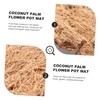 FUNOMOCYA 4pcs Coconut Fiber Mulch Mats for Plant Frost Resistant