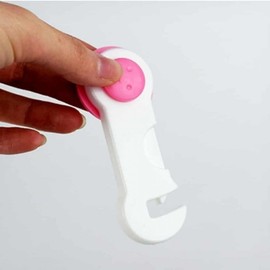 1pc Door Hanging Lock & Drawer Lock Door Lock White 9ea