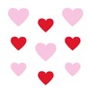 Stickerscape Pink and red Heart Window Stickers | Valentines Day