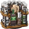 Lazy Susan Organizer Spice Rack - Spice Organization for Cabinet