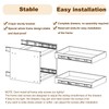 2 Tier Pull Out Cabinet Organizer 14''W×21''D×16.2''H Heavy Duty Slide
