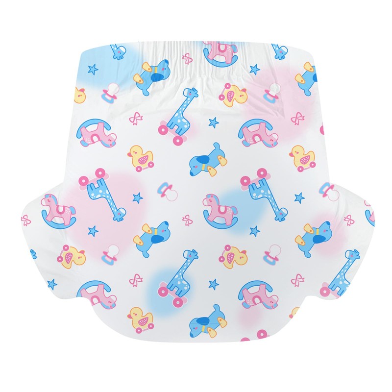 CutiePlusU Adult Nappies, Pack of 2, Disposable Incontinence Briefs with