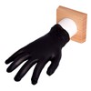 FJTK Disposable Gloves, Non-Slip, Super Elastic, Multi-purpose, Black, 100 Sheets