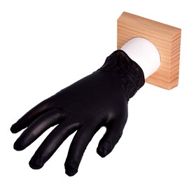 FJTK Disposable Gloves, Non-Slip, Super Elastic, Multi-purpose, Black, 100 Sheets (M)
