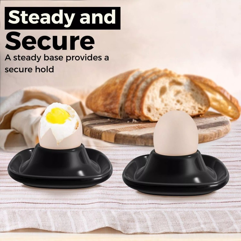 CE Compass Hard Soft Boiled Egg Cups Set of 6