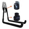 ANCLLO 2 Pack Black Garage Storage Utility Hooks Garage Garden