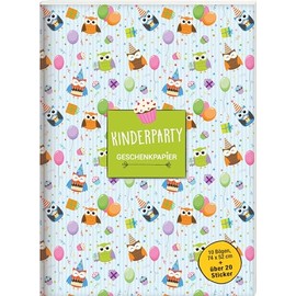 Geschenkpapierbuch. Kinderparty
