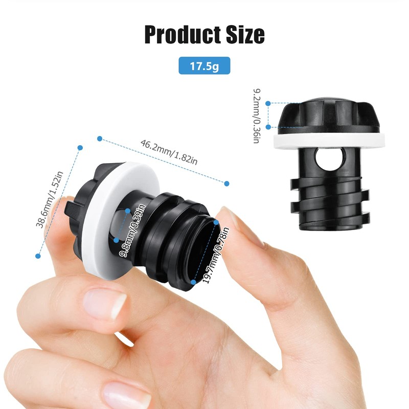 2-Pack Cooler Plug for Yeti Cooler Drain Plugs Replacement Compatible