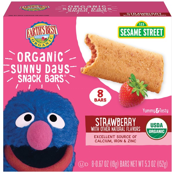 Earth's Best Organic Sesame Street Sunny Day Toddler Snack Bars