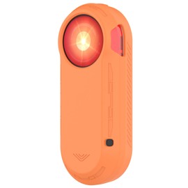 Silicone Case Compatible with Garmin Varia RTL515, Protective Case Cover Sleeve Protector Bumper for Garmin Varia RTL515 Rearview Radar Taillight Accessories (Orange)