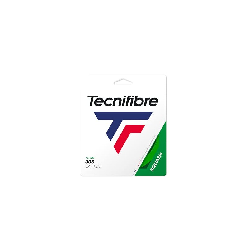 テクニファイバー(Tecnifibre) スカッシュ用ストリング、ゲージ1.10mm CLASSIC LINE 305 1.10 TF 110 緑