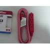 HYPER TOUGH Red/White 3-Outlet 9-ft Light-Duty Extension Cord with Flat