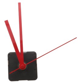 Ciieeo Silent Clock Movement Kits for DIY Clock Replacement with Red Straight Hands Easy to Install Precise Mechanism Living Room Bedroom Office and More