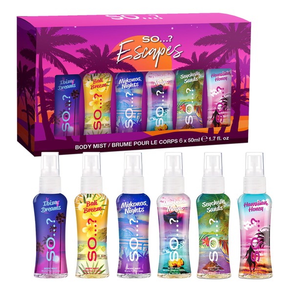 So...? Escapes Body Mist Set - Perfumes for Women -