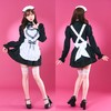 Clearstone Topping Tops, Cosplay Halloween Maid Apron, Ladies' White