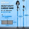 Leikius 2PK 79 inch Heavy Duty Adjustable Cargo Bars,200LB Capacity，Non-Slip