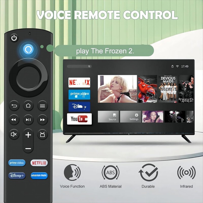 Replacement Voice Remote (3rd Gen) with Voice Function fit for