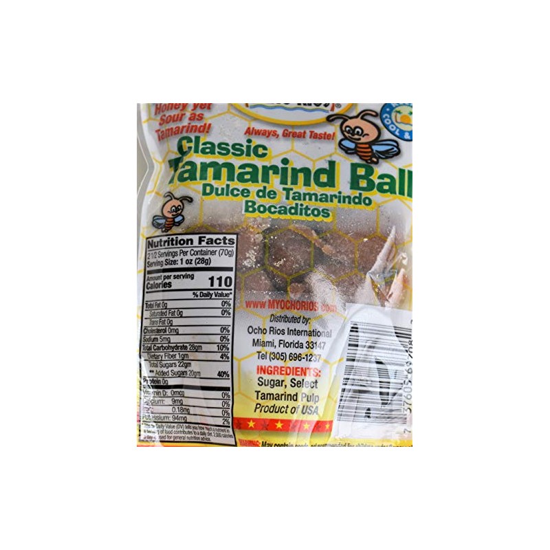 Ocho Rios Tamarind Ball Candy 2.5