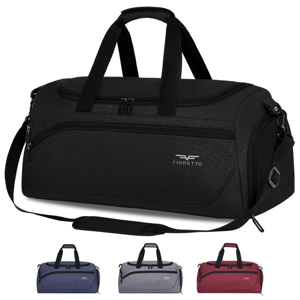 FIORETTO 35L Mens Sports Gym Bag with Wet Pocket &