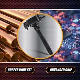 RANSOTO RANSOTO 3.6L V6 UF648 C1791 Ignition Coil Pack with Spark Plug 97390 Compatible with Chrysler 200 300 Town & Country Dodge Challenger Charger Durango Journey RAM Jeep Grand Cherokee Wrangler